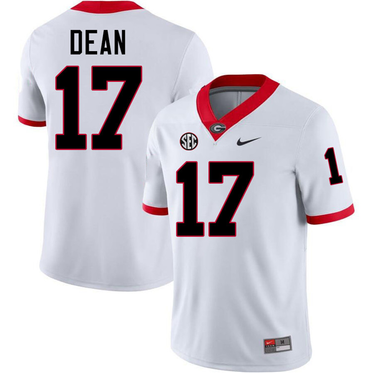 Nakobe Dean Georgia Jersey,University Of Georgia Bulldogs Football Jersey,Uniforms,Gears-White